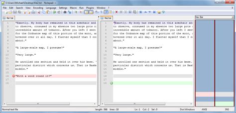 Michaels Techblog Compare Two Text Files With Notepad