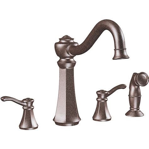 The moen kiran faucet was packaged really neatly so it was easy to survey all of the parts and get started. Shop Moen 7068ORB Vestige Two-Handle Kitchen Faucet with ...