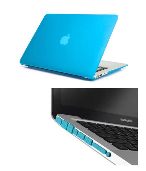 Pindia Aqua Blue Matte Finish Hard Case Cover For Apple Macbook Air 11