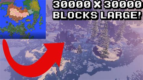 Minecraft Massive Custom Terrain Map Showcase Youtube