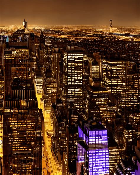 New York City Nightscape · Creative Fabrica