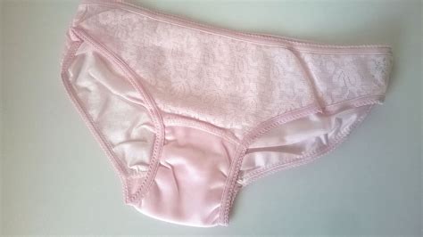 ladies or teen girls silky pink nylon lace 1960 s panties knickers s 8 10 ebay