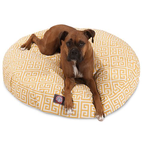 Majestic Pet Towers Round Dog Bed Treated Polyester Removable Cover