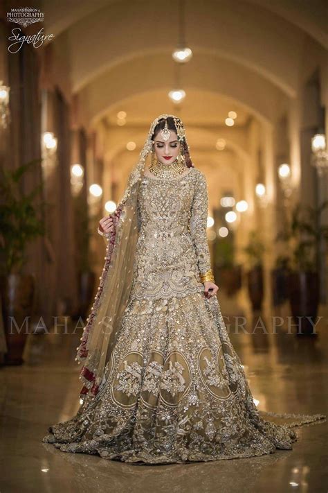 Beutifull Bridal Lahnga In Golden Color Model W841 Indian Bridal