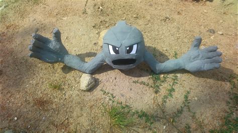 Diy Real Life Pokemon Kleinstein Geodude 074 For Brock Cosplay Youtube