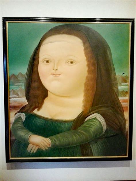 Fernando Botero 1958 La Mona Lisa A Los 12 Años Mona Lisa Artes