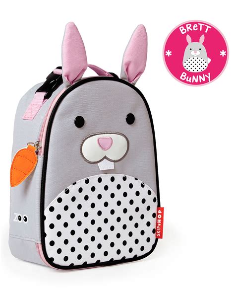 Zoo Lunchie Insulated Kids Lunch Bag With Friendly Faces