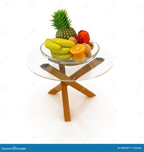Citrus Fruit On A Table Stock Illustration Illustration Of Freshness