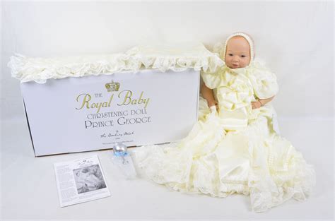 Royal Baby Christening Collectable Doll Prince George Danbury Mint