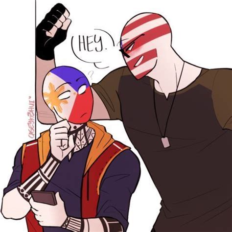 Countryhumans Gallery 3 Philippines X America Comic Philippines Country Art Anime Memes Funny