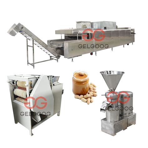 Full Set Continuous Small Scale Groundnut Paste Processing Plant