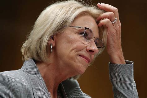 Devos In Wheelchair After Breaking Her Pelvis And Hip Socket In Bicycle