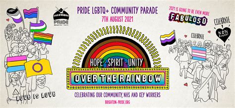 June is pride month to celebrate the lgbtq community. Over the Rainbow, il Brighton Pride 2021 celebrerà medici ...