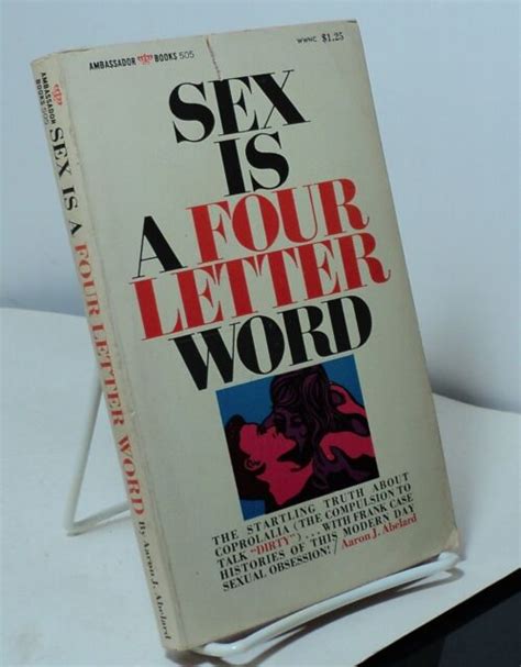 Sex Is A Four Letter Word Coprolalia Ambassador Books 505 1967 Ebay