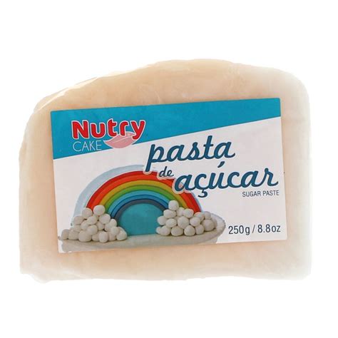 Pasta de Açúcar Nude Nutry 250g Decoração para Bolos Confeitaria
