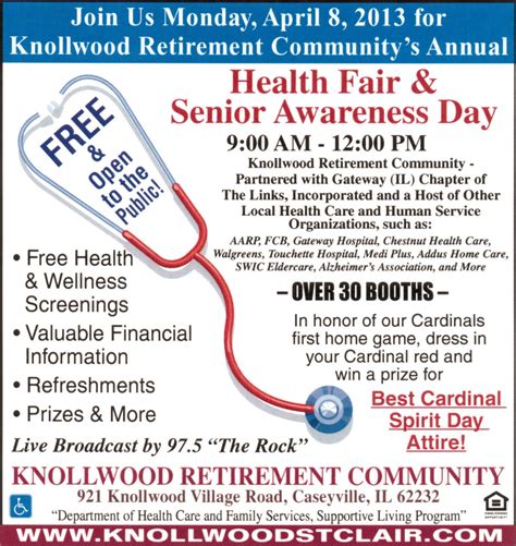 Health Fair And Senior Awareness Day