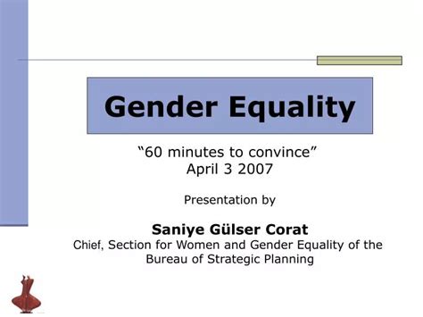 Ppt Gender Equality Powerpoint Presentation Free Download Id 245411