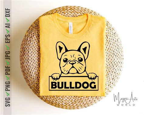 Bulldog Svg Png Bulldog Face Svg Bulldog Head Svg French - Etsy