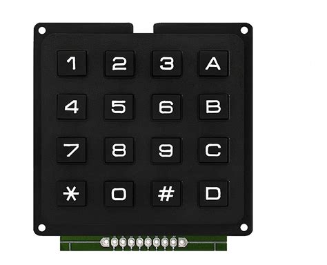 4x4 Matrix Keypad Compatible With Arduino And Raspberry Pi Skroutzgr