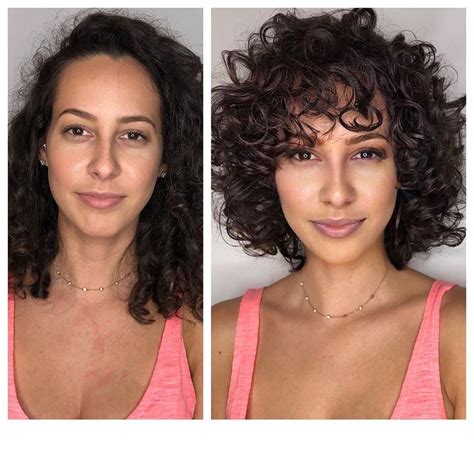 For curly hair, section out your curtain bangs and brush your hair up toward the crown of your head. Curly Naturals on Instagram: "Love this #rëZOcut by ...
