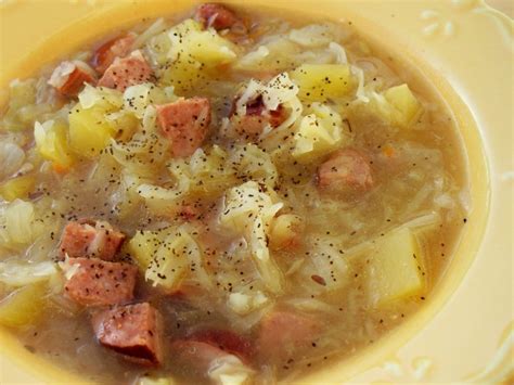 It's also happy in a bun. Polish Sausage And Cabbage Soup Crock Pot Recipe - Food.com