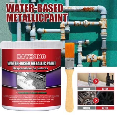 2pcs Rayhong Water Based Metal Metallic Paint Universal Rust Converter