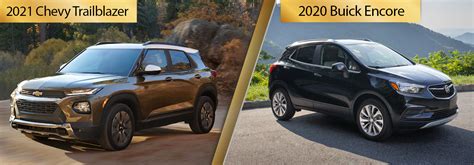 Compare The 2021 Chevrolet Trailblazer Suv Vs 2020 Buick Encore Chicago Il