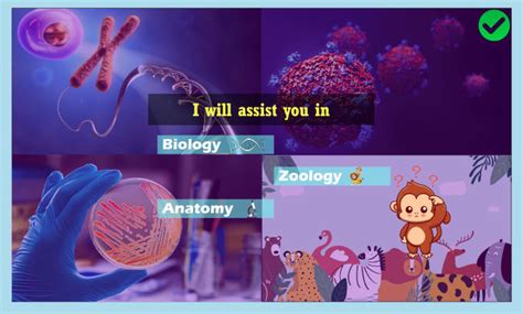 Be Your Tutor In Zoology Bio Cell Bio Genetics Evolution Anatomy