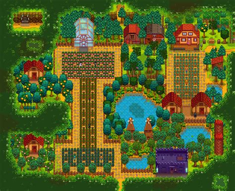 Space you can plant and build on. Stardew valley farms by Mylady Flip Forty on SV | Stardew ...