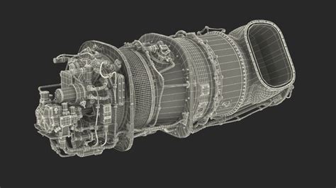 3D Pratt Whitney Pt6c Turboshaft TurboSquid 1486891