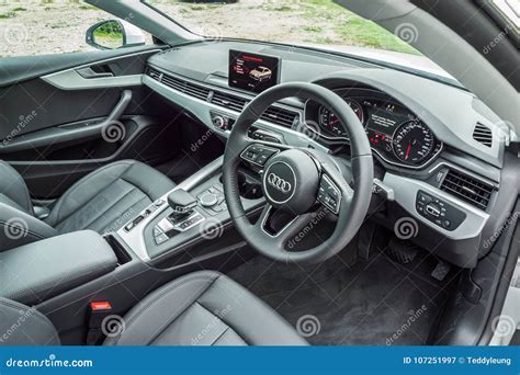 Audi A5 Sportback 2017 Interior Editorial Photography Image Of Coupe