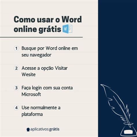 Como Usar O Word Online Grátis Aplicativos Grátis