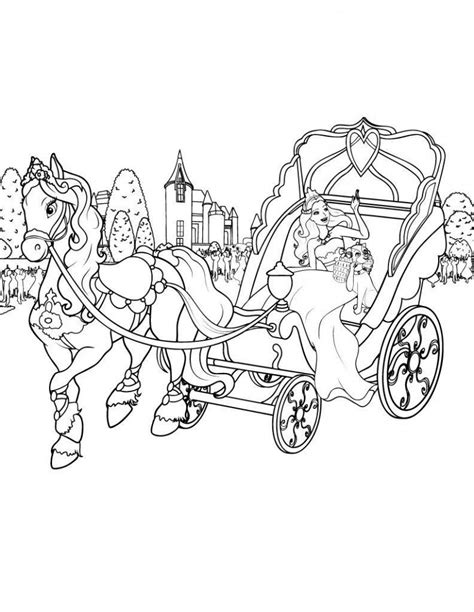 Carriage Horse Coloring Pages And Coloring Book 6000 Coloring Pages