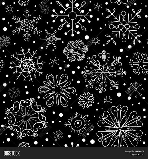 Black And White Christmas Vector Art