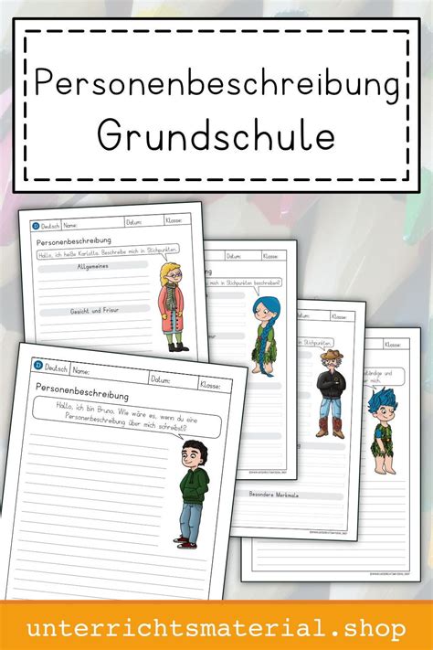 Zu welchen zwecken und gelegenheiten werden personen beschrieben? Personenbeschreibung Klasse 4 | Personenbeschreibung ...