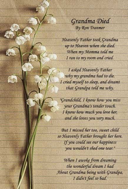 Missing My Grandma Poems