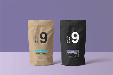 paper coffee bag mockup css author