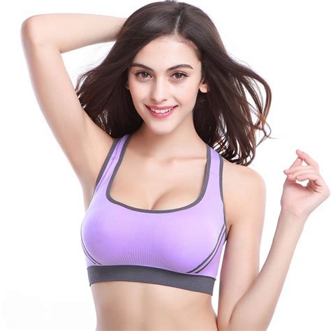 Buy Sexy Women Sports Bra Running Fitness Athletic Yoga Bra Seamless Underwear