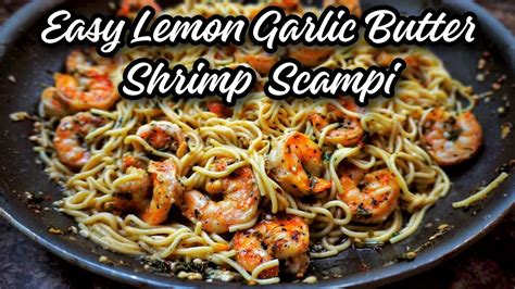 Easy Lemon Garlic Butter Shrimp Scampi Ray Mack S Kitchen And Grill Youtube