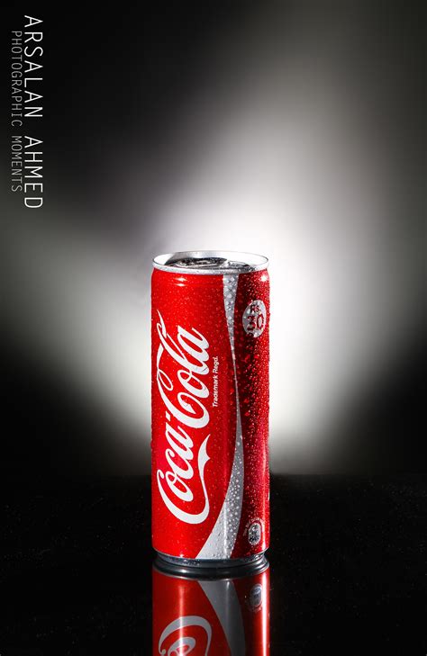 Chilled Coca Cola Slim Can Product Photography By Arsalan Ahmed