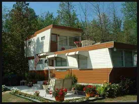 Two Story Mobile Homes Vintage Advertisments Mobile Home Living