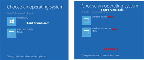 Change Operating System Name In Boot Options At Startup In Windows 10
