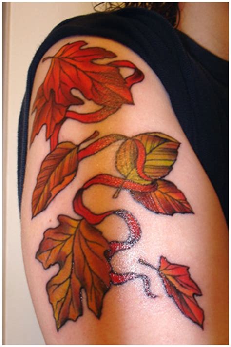 55 Lovely Leaf Tattoo Designs To Try With Meaning