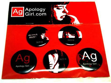 Discordia Culture Shop Apology Girl Premier Button 5 Pack Online