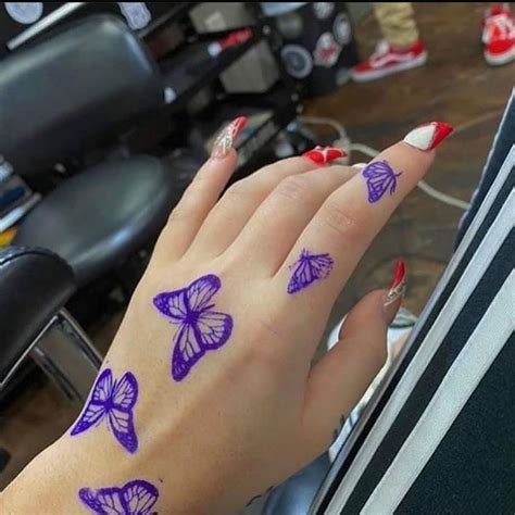 Small Butterfly Hand Tattoos For Women Best Tattoo Ideas