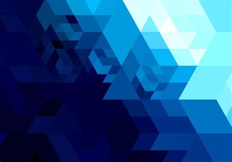 Forma Geométrica Abstrata Azul Brilhante Download Vetores Gratis