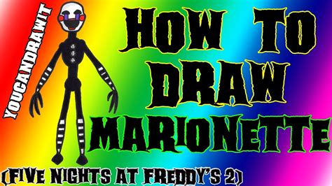 How To Draw Marionette The Puppet From Five Nights At Freddy S