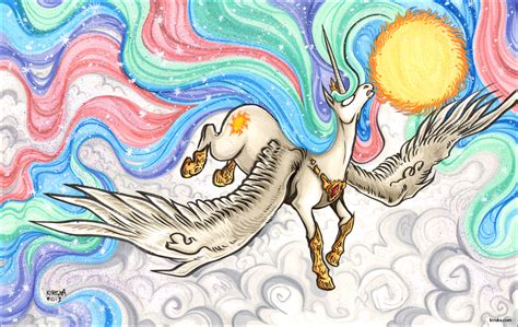 Dragon And Unicorn By Kiriska On Deviantart