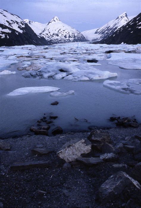 Portage Lake And Portage Glacier Alaska Word And Image