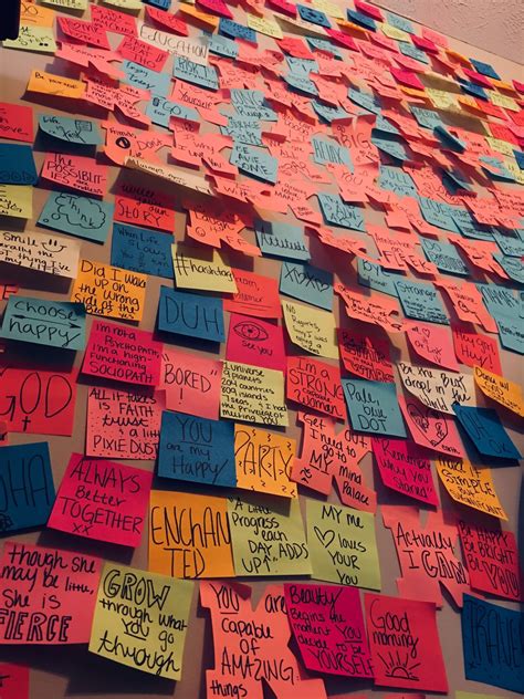 Post It Note Quotes Sticky Notes Quotes Sticky Notes Doodle Wall